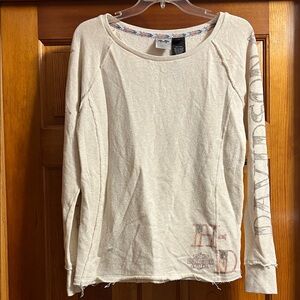 Harley-Davidson Cream Graphic Crewneck Top